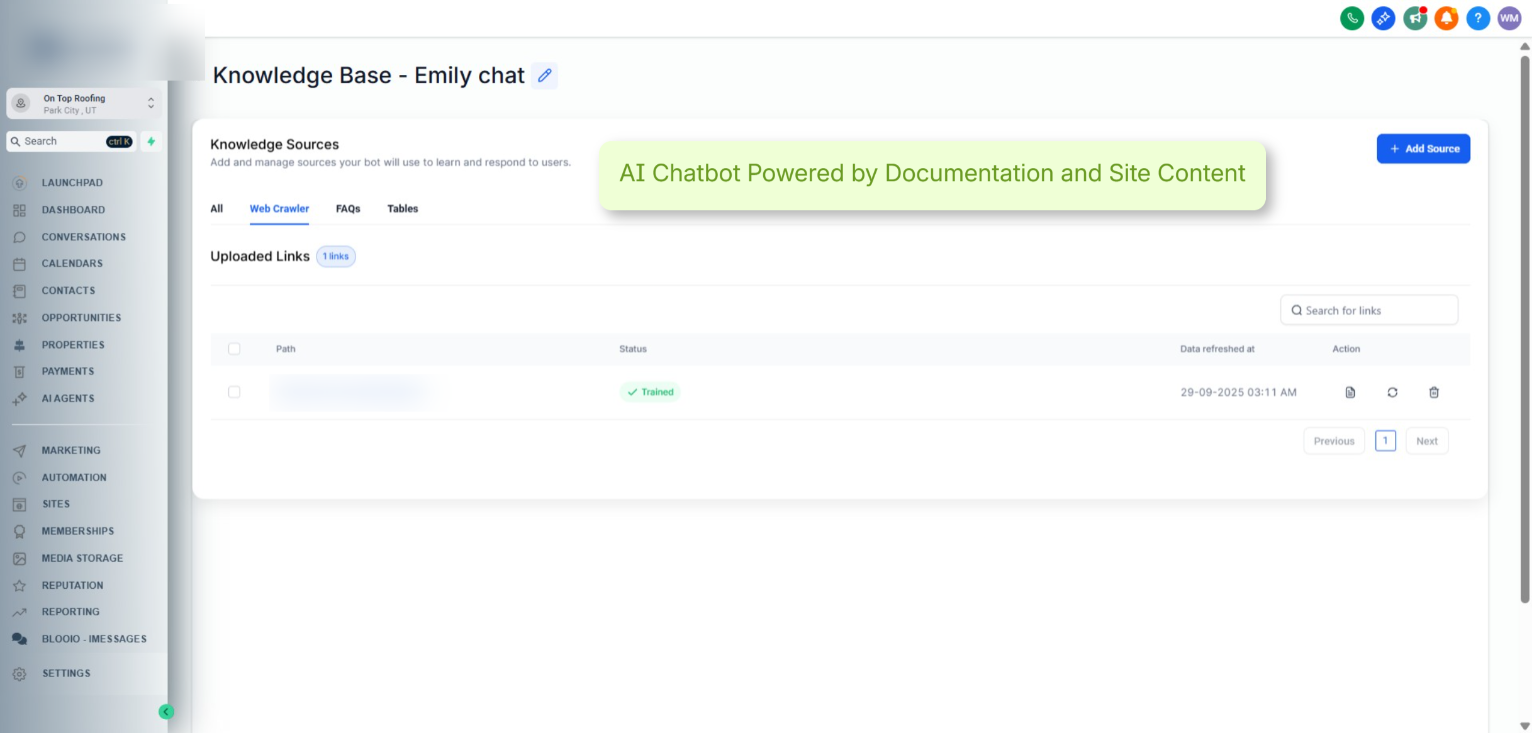 Ontop Roofing — Integrations